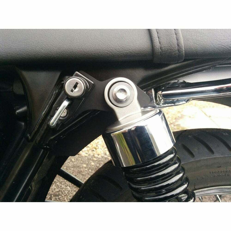 Motone Left Side Shock Mount Helmet Lock Keys Hinckley Triumph Bonneville etc