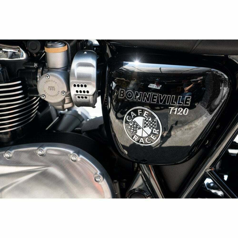 Motone Cafe Racer - Petrol Tank / Side Panel Emblem - Billet