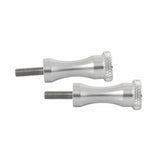 Motone Quick Release Aluminium Seat Bolts - Polish - Hinckley Triumph