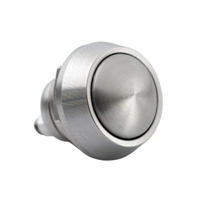 MOTONE CUSTOM BILLET MICRO SWITCH BUTTON MOMENTARY M12 STAINLESS - HORN STARTER