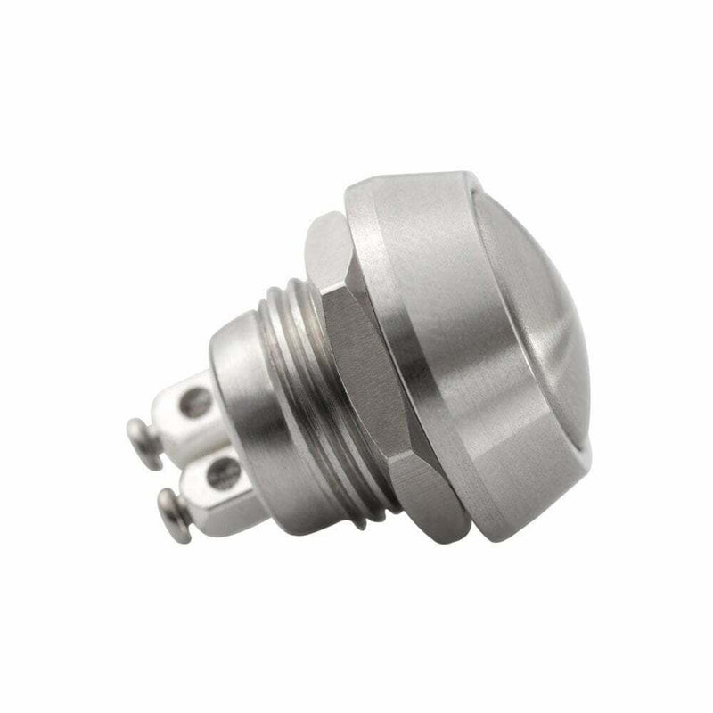 MOTONE CUSTOM BILLET MICRO SWITCH BUTTON MOMENTARY M12 STAINLESS - HORN STARTER