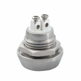 MOTONE CUSTOM BILLET MICRO SWITCH BUTTON MOMENTARY M12 STAINLESS - HORN STARTER