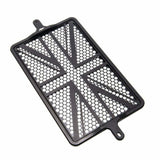 Motone Triumph Bobber & Speedmaster - Wide Radiator Guard Kit Union Jack - Black