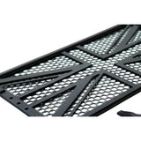 Motone Triumph Bobber & Speedmaster - Wide Radiator Guard Kit Union Jack - Black