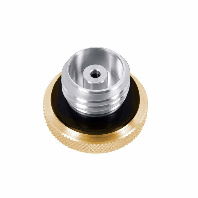 MOTONE CUSTOM FUEL GAS CAP - BRASS RIPPLED TOP ALUMINIUM THREAD - TRIUMPH HARLEY