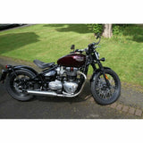 MOTONE CUSTOM FUEL GAS CAP - BRASS RIPPLED TOP ALUMINIUM THREAD - TRIUMPH HARLEY