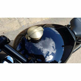 Motone Monza Fuel Petrol Cap Kit Brass for Triumph and Harley Davidson