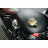 Motone Monza Fuel Petrol Cap Kit Brass for Triumph and Harley Davidson