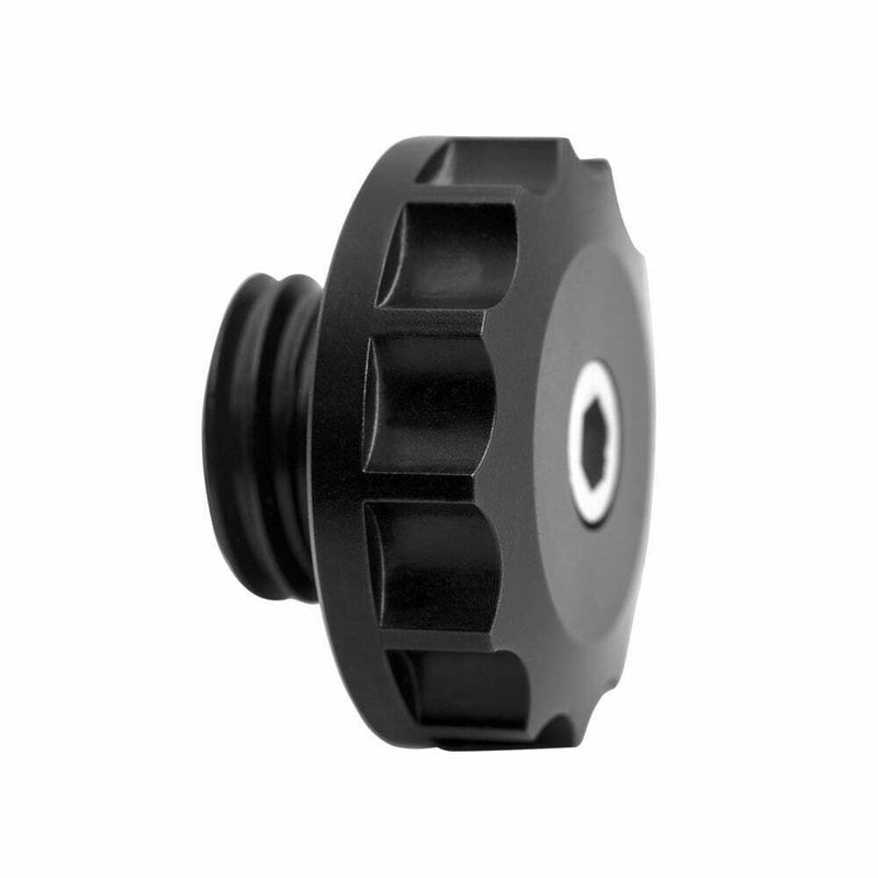 MOTONE CUSTOM ENGINE OIL FILLER CAP - BILLET BLACK - TRIUMPH BONNEVILLE THRUXTON