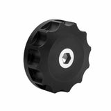 MOTONE CUSTOM ENGINE OIL FILLER CAP - BILLET BLACK - TRIUMPH BONNEVILLE THRUXTON