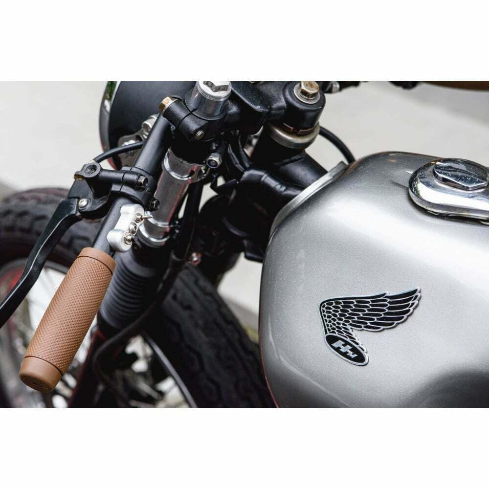 Motone Honda Wings HM Fuel Tank/Side Panel Emblem - Pair - Billet