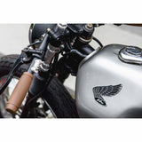 Motone Honda Wings HM Fuel Tank/Side Panel Emblem - Pair - Billet