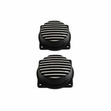 MOTONE TRIUMPH BONNEVILLE THRUXTON - FINNED EFI CARB TOPS CONTRAST CUT BLACK
