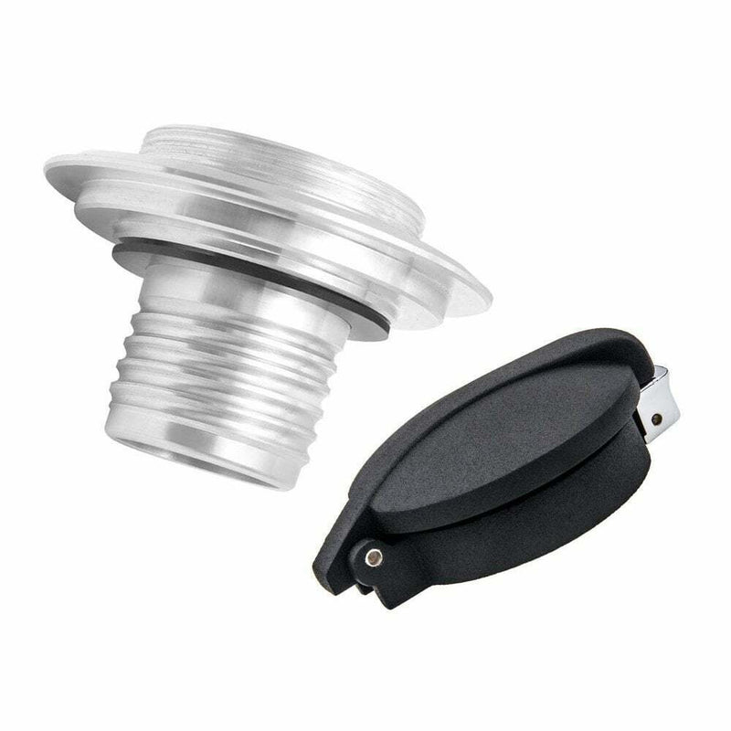 Motone BMW Airhead Monza Gas Fuel Petrol Tank Cap Kit - Black