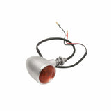MOTONE CUSTOM BILLET MOTORBIKE INDICATOR TURN SIGNALS PAIR - BRUSHED ALUMINIUM