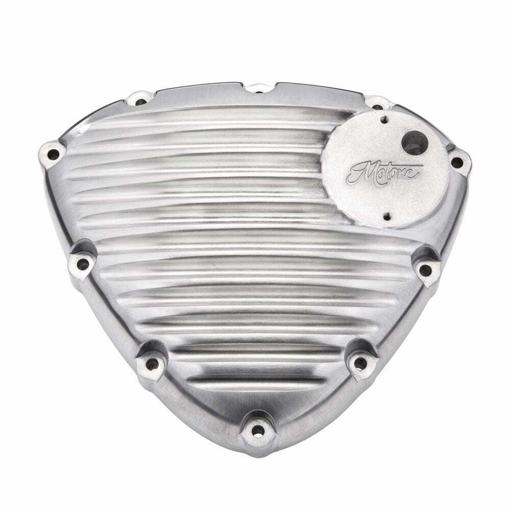 Motone Finned Timing Stator Cover Brushed - Triumph Bonneville Twin Engines
