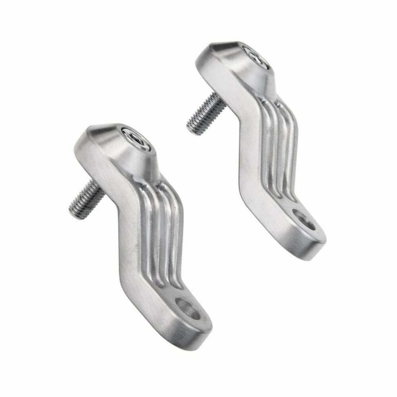 Motone TRILINE Indicator Signal Brackets Shock Mount - Brushed Triumph Universal