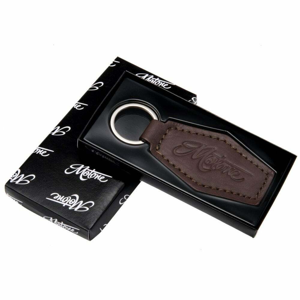 Motone Classic Leather Key Fob - Custom Motorcycle Motorbike Triumph Bonneville