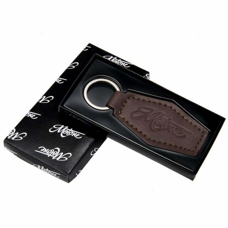 Motone Classic Leather Key Fob - Custom Motorcycle Motorbike Triumph Bonneville