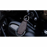 Motone Classic Leather Key Fob - Custom Motorcycle Motorbike Triumph Bonneville