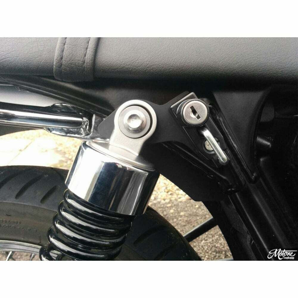 Motone Left/Right Side Shock Mount Helmet Lock Keys Hinckley Triumph Bonneville