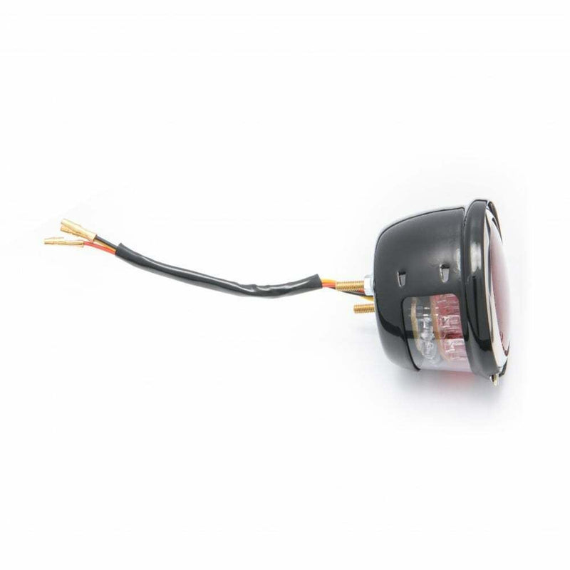 Motone Miller Clean - Tail Rear Light Unit Black Housing - LED Motorbike Custom