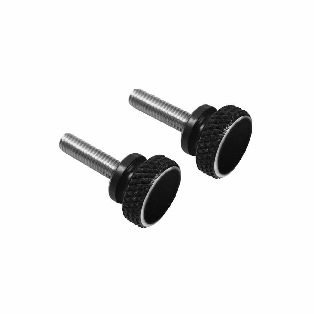 Motone Quick Release Triumph Thruxton Seat Cowl Bolts - Black