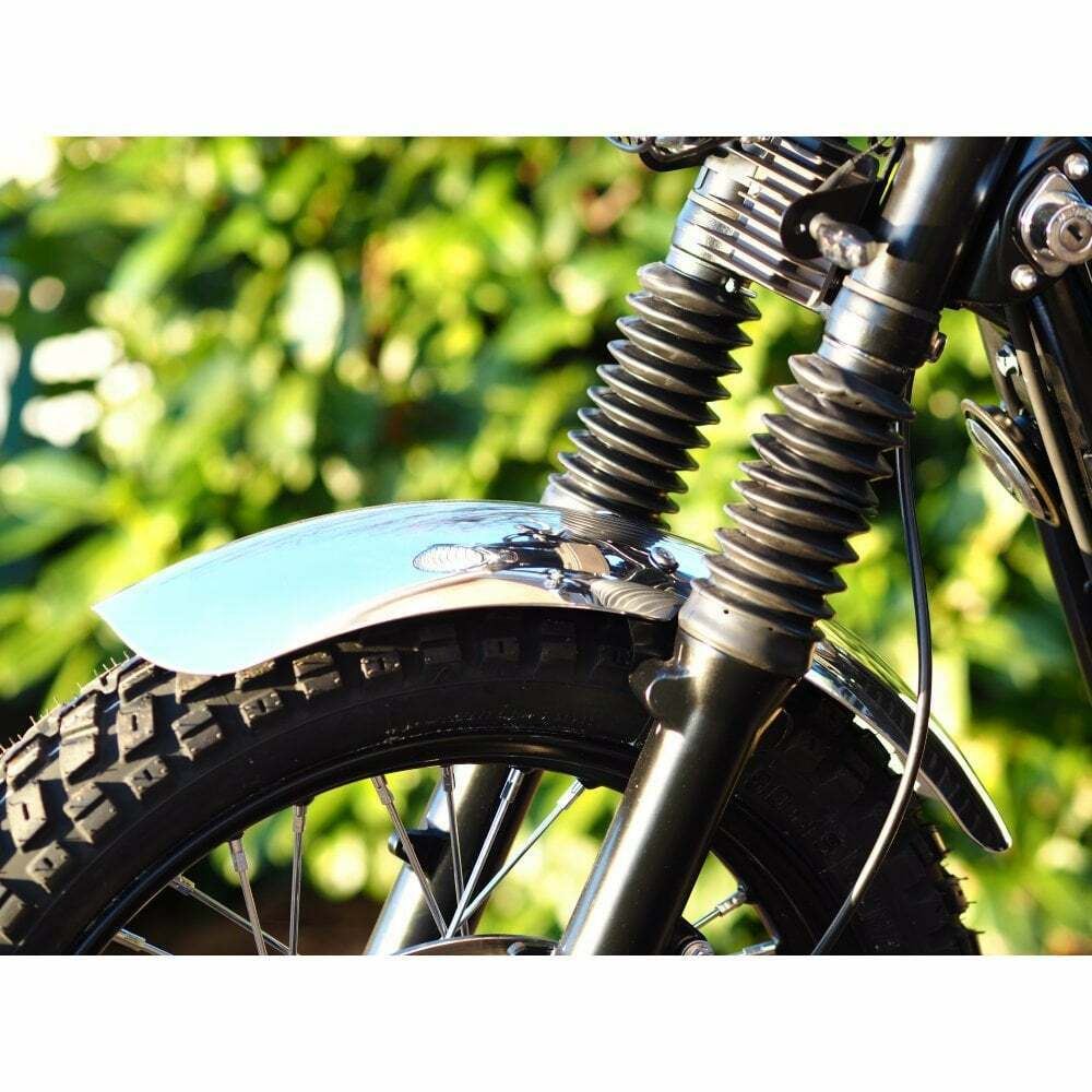 Motone Raceblade Front Mudguard Fender Polished Triumph Bonneville T100 T120