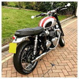 Motone Rear Mudguard Fender Polished Aluminium - Triumph Bonneville T100 T120