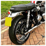 Motone Rear Mudguard Fender Polished Aluminium - Triumph Bonneville T100 T120