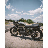 Motone Ribbed Clutch Cover Black - Triumph Bonneville T100 T120 Bobber Thruxton