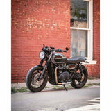 Motone Ribbed Clutch Cover Black - Triumph Bonneville T100 T120 Bobber Thruxton