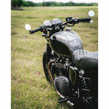 Motone Ribbed Clutch Cover Black - Triumph Bonneville T100 T120 Bobber Thruxton