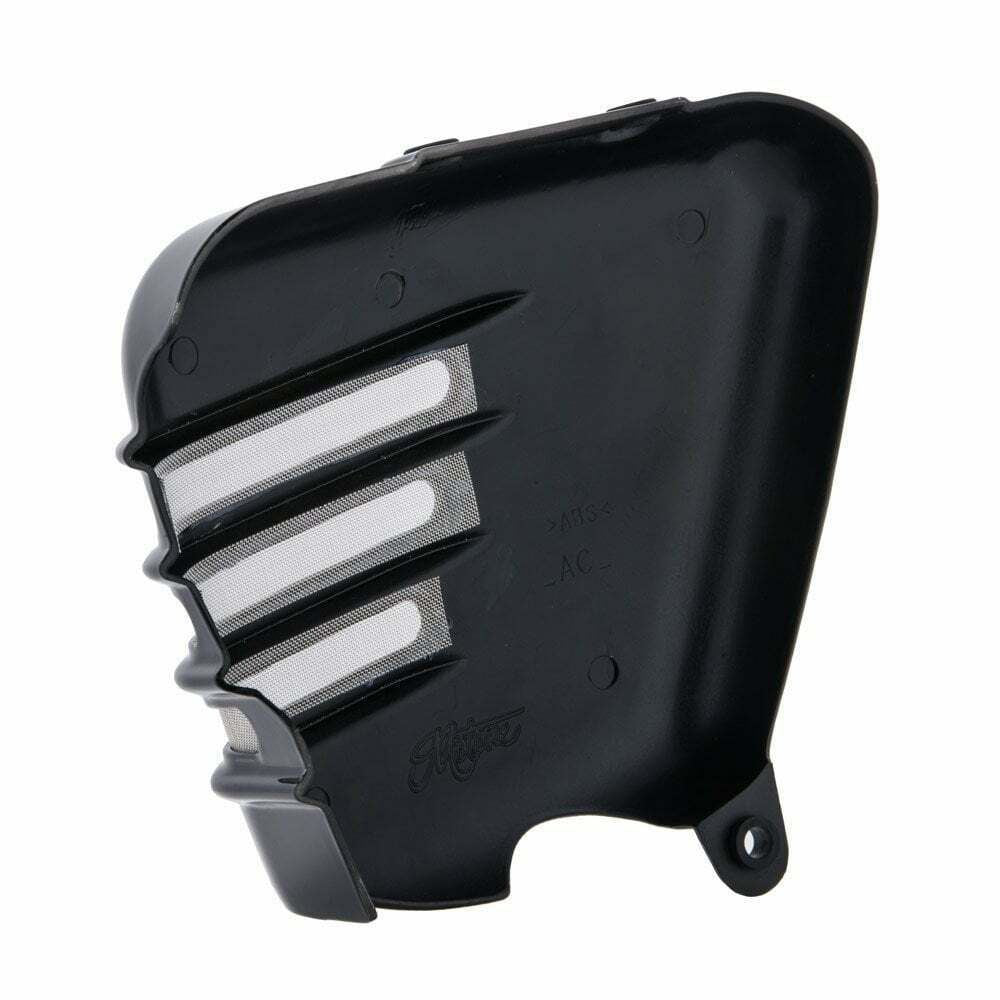 Motone Ribbed Side Panels PAIR Gloss Black - Triumph Bonneville T100 SE Thruxton