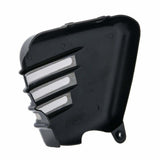 Motone Ribbed Side Panel LEFT Gloss Black - Triumph Bonneville Scrambler