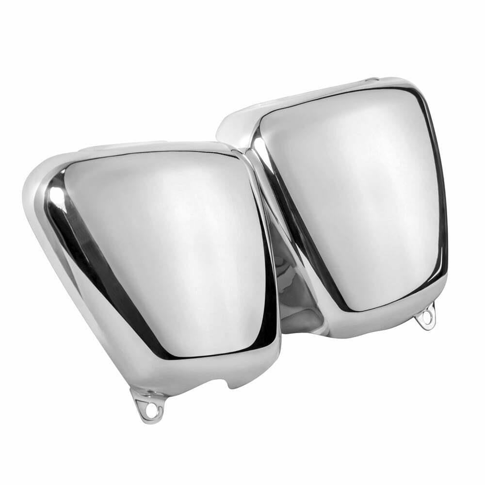 Motone Side Panel Set - Polished Aluminium - Triumph Bonneville T100 SE Thruxton