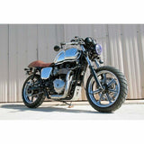 Motone Side Panel Set - Polished Aluminium - Triumph Bonneville T100 SE Thruxton