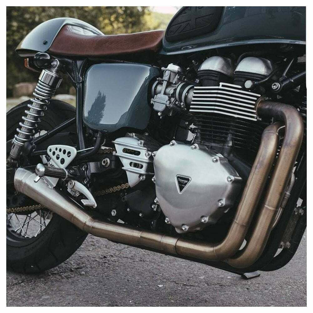 MOTONE SPROCKET COVER BRUSHED - TRIUMPH T100 SCRAMBLER THRUXTON SE SPEEDMASTER