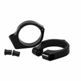 Motone Black Wrap-Around Fork Indicator Turn Signal Bracket Clamps Pair 49mm