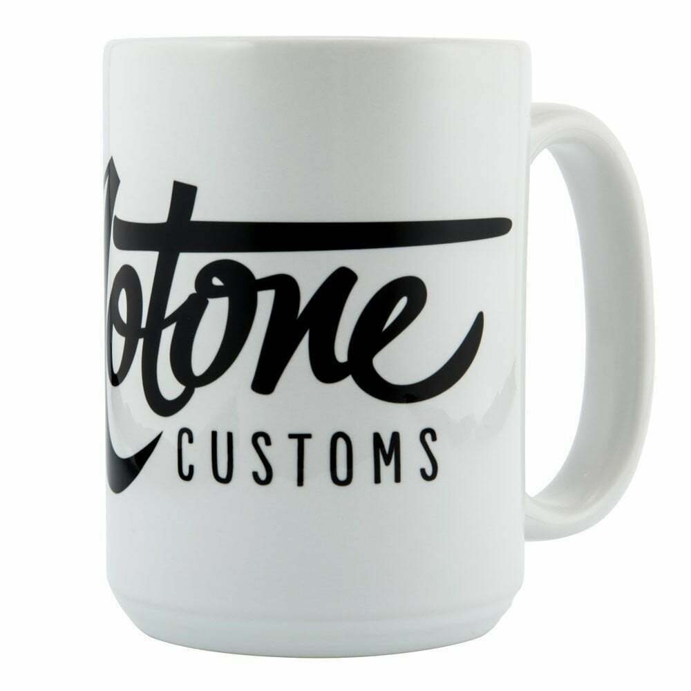 Motone Mighty Large Mug Big Size 430ml (15fl-oz) - Custom Motorbike Perfect Gift