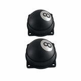 Motone EFI Carb Tops Contrast Cut 8 Ball Black TRIUMPH BONNEVILLE T100 THRUXTON