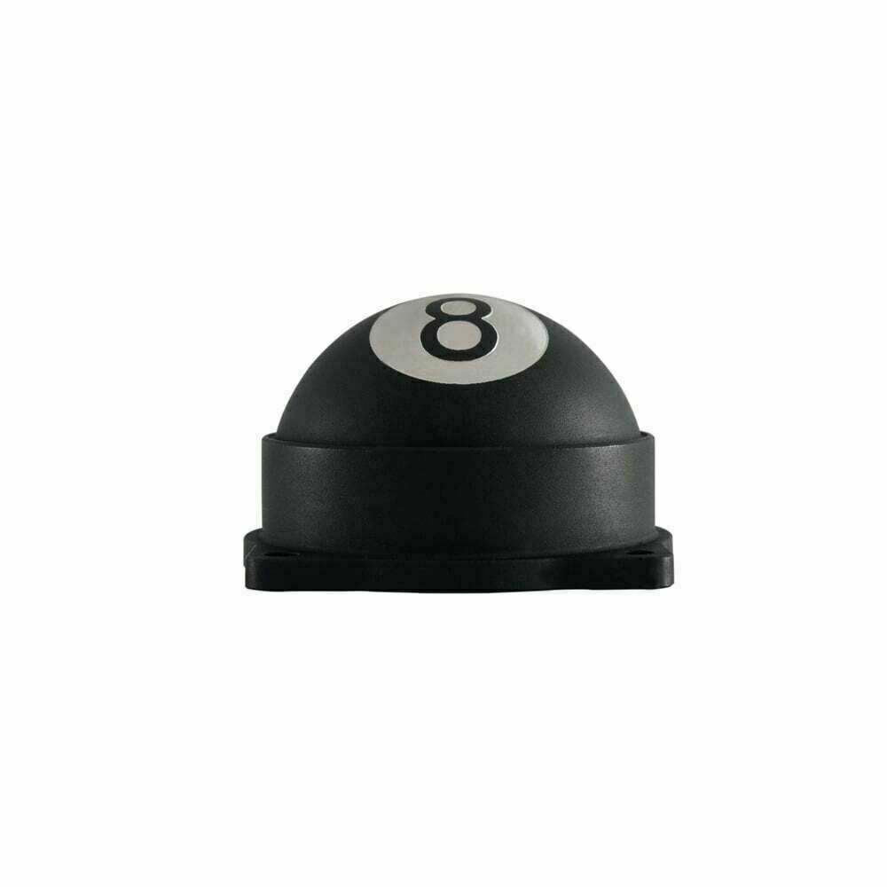 Motone EFI Carb Tops Contrast Cut 8 Ball Black TRIUMPH BONNEVILLE T100 THRUXTON