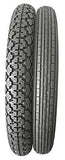 PAIR OF CLASSIC MOTORCYCLE TYRES & INNER TUBES 3.25 X 19 FRONT & 3.50 X 19 REAR