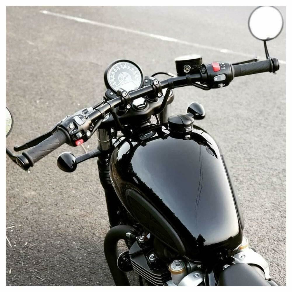 MOTONE UP & OVER 1" HANDLE BAR RISERS TRIUMPH BONNEVILLE T100 T120 BOBBER ETC