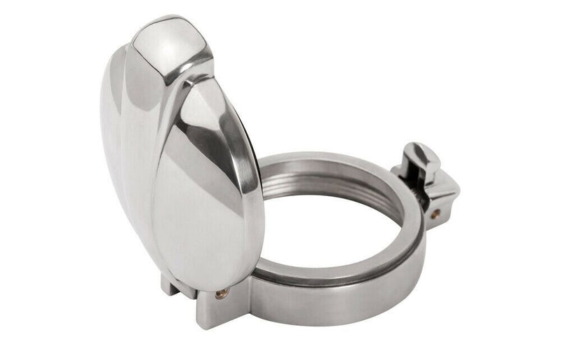 MOTONE MONZA FLIP UP GAS PETROL TANK CAP 2.5"/62MM - POLISHED - HIGH QUALITY