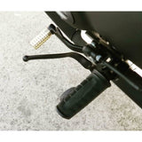 MOTONE CUSTOM CNC GEAR SHIFTER LEVER END PEG - RIBBED BRASS - TRIUMPH BONNEVILLE