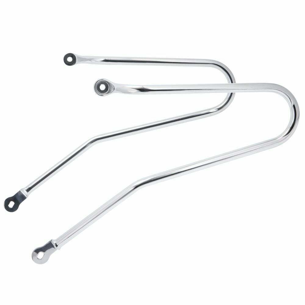 Motone Bonneville T100 T120 Street Twin LC Pannier Luggage Rails - Pair Polished