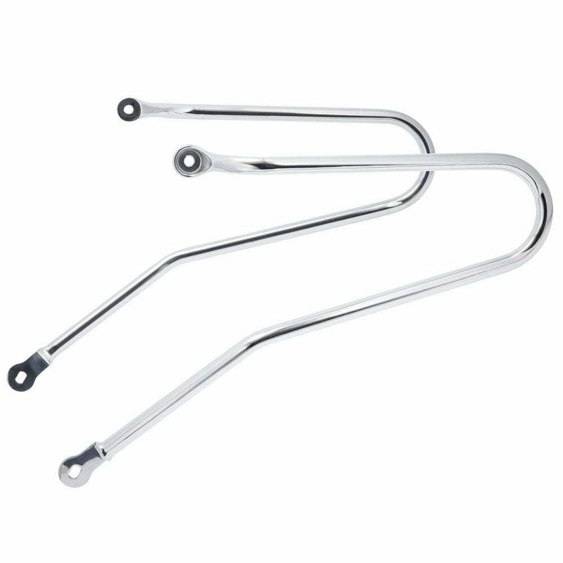 Motone Bonneville T100 T120 Street Twin LC Pannier Luggage Rails - Pair Polished