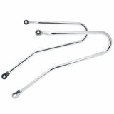 Motone Bonneville T100 T120 Street Twin LC Pannier Luggage Rails - Pair Polished