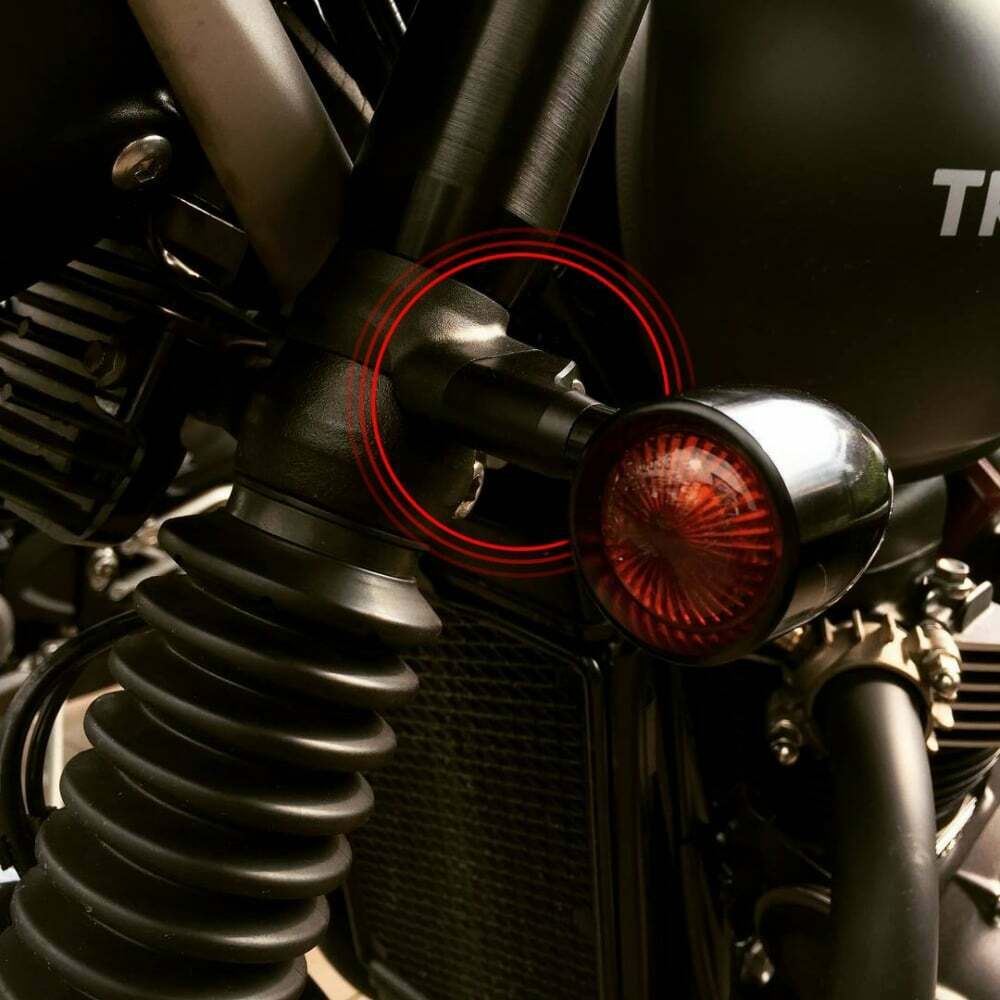 Motone Indicator Turn Signal Brackets - for LC Triumph Bonneville etc